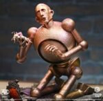 Statuetka Knucklebonz Queen Robot News of the World 20 x 21 x 24 cm