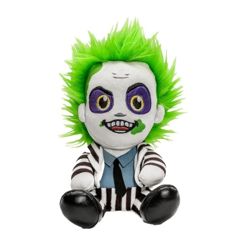 Pluszak Beetlejuice Phunny Maskotka Beetlejuice Sitting with Striped Outfit 18 cm