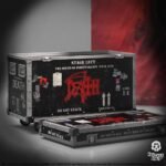 Death Rock Ikonz On Tour Road Case Figurka Statuetka + Stage Backdrop Set The Sound of Perseverance Tour 1998