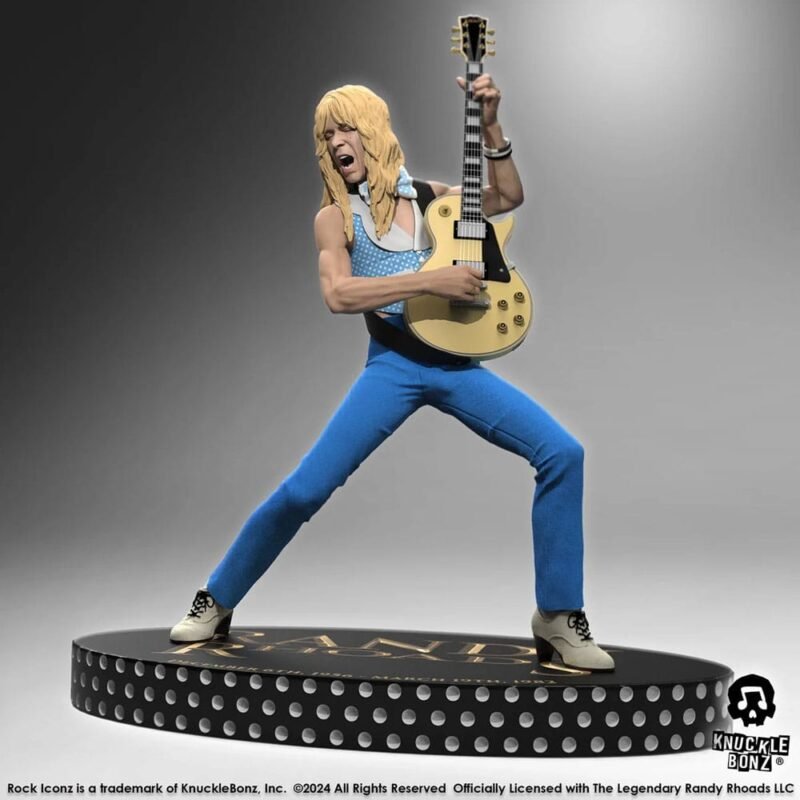 Figurka Randy Rhoads IV The Early Years niebieska 24 cm