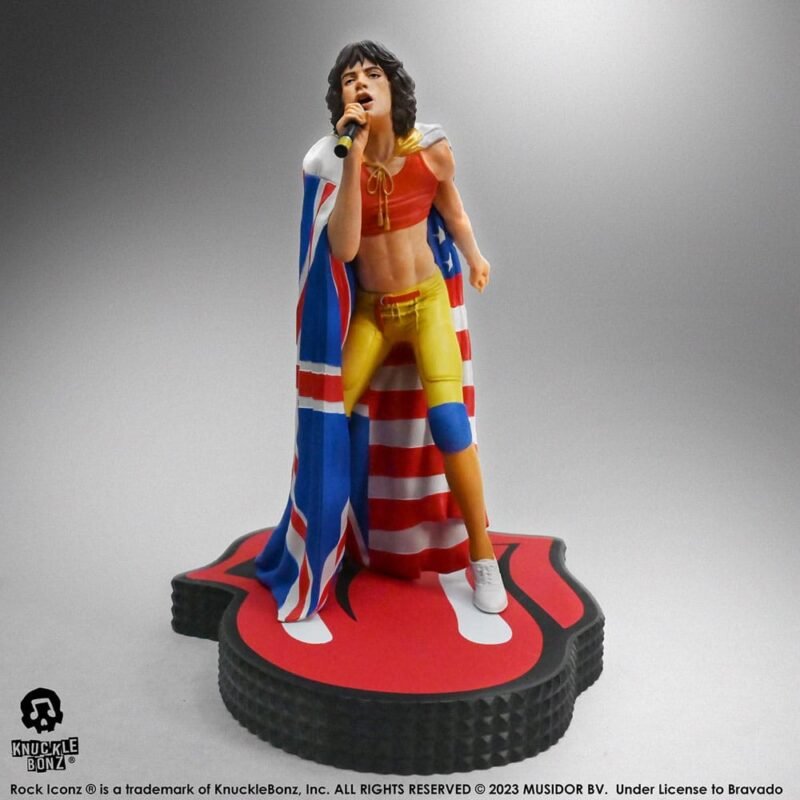 Figurka The Rolling Stones Rock Iconz Mick Jagger (Tattoo You Tour 1981) 22 cm