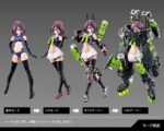 Figurka Megami Device Plastic Model do Złożenia 1/1 Popiersieer Lalka Tank 17 cm
