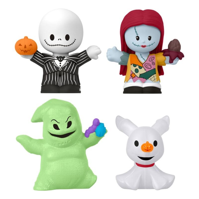 Figurka The Nightmare Before Christmas Fisher-Price Little People Collector Mini Figurki 4-Pack 7 cm