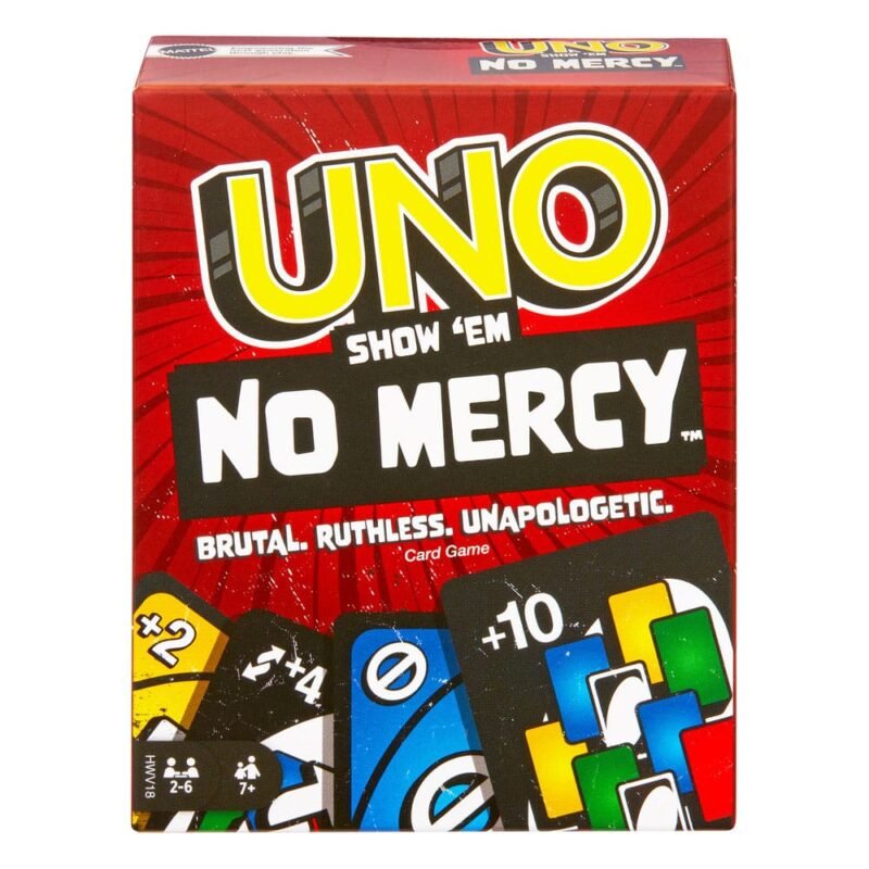 Gra planszowa UNO Card Gra No Mercy