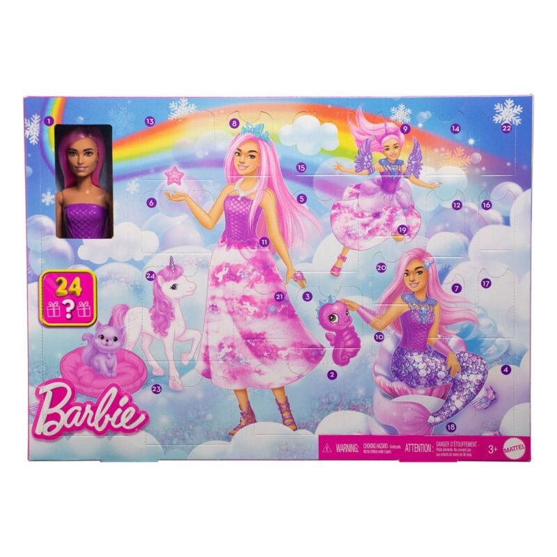 Kalendarz Adwentowy Barbie Advent Calendar with Doll Fantasy