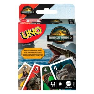 Gra karciana Jurassic World Rebirth UNO Card Game