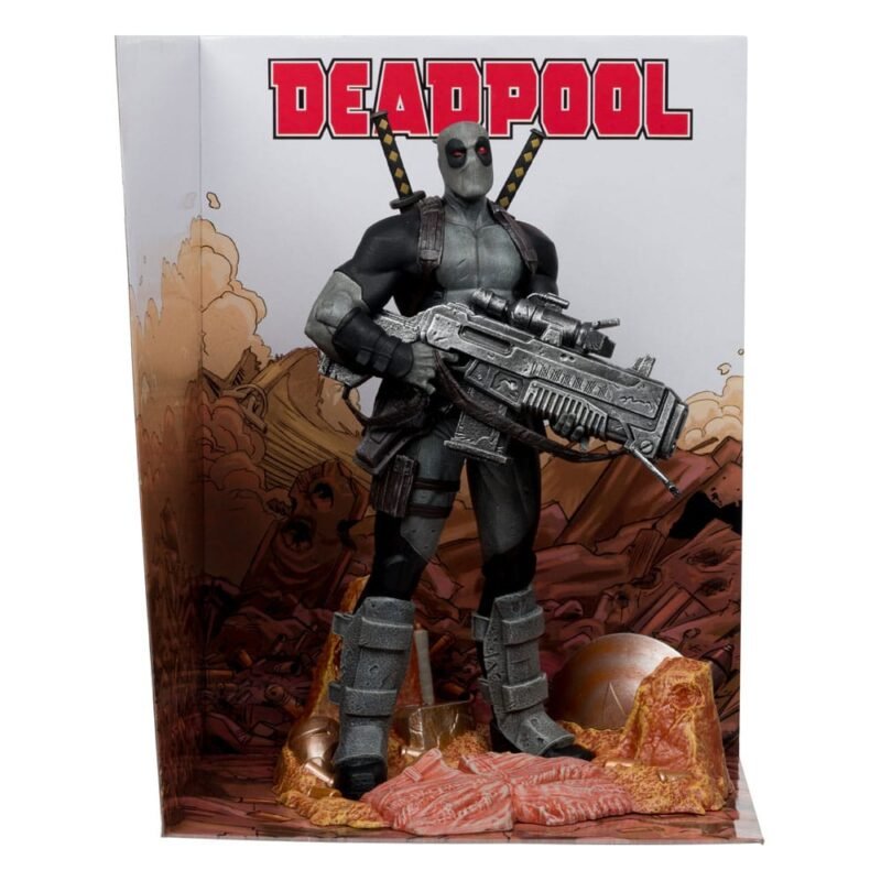 Figurka Marvel Collection PVC Statue 1/6 Deadpool (Deadpool #1)(Grey Suit Chase) 27 cm