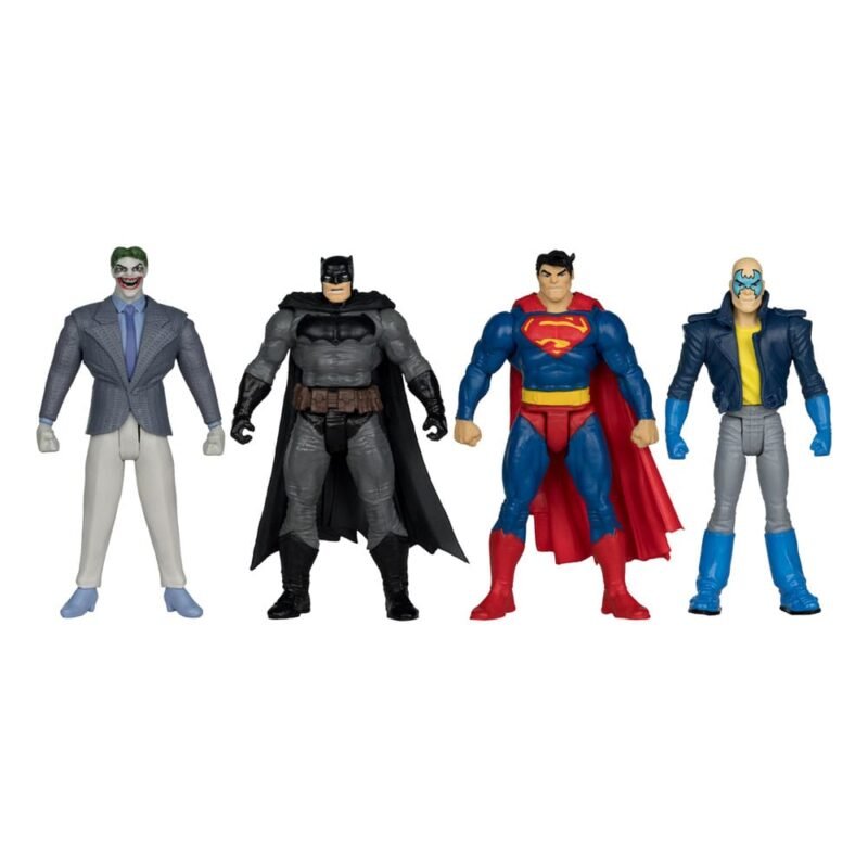 Figurka DC Direct Page Punchers Action Figure 4-Pack Batman & Son of Batman & Superman & Joker 7 cm