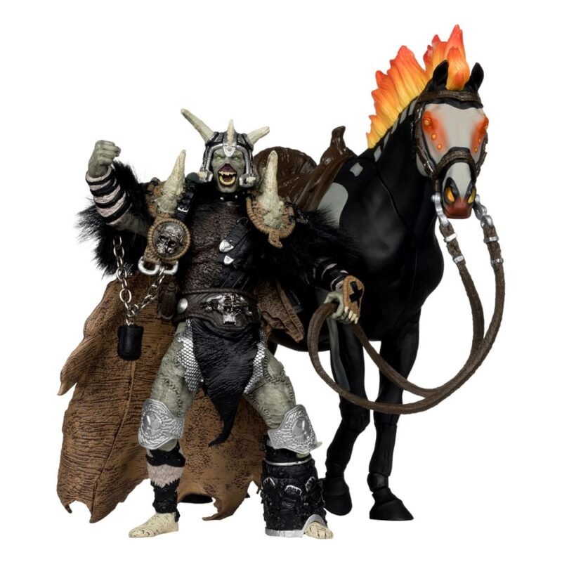 Figurka Spawn Action Figure Bloodaxe with Horse (Spawn: The Dark Ages) (McFarlane Toys 30th Anniversary) (Gold Label) 18 cm