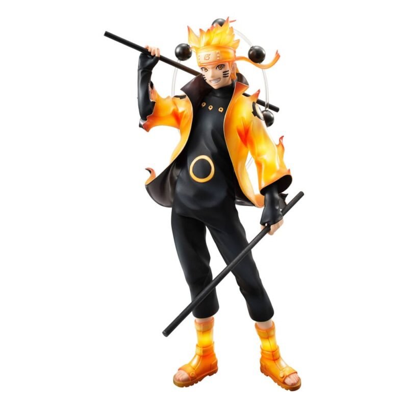 Figurka Naruto Shippuden G.E.M. Series PVC Figurka Statuetka Naruto Uzumaki Six Paths Sage Mode 15th Anniversary Ver. 22 cm
