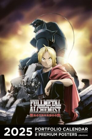 Kalendarz Kalender Fullmetal Alchemist Portfolio Calendar 2025 *English Version*