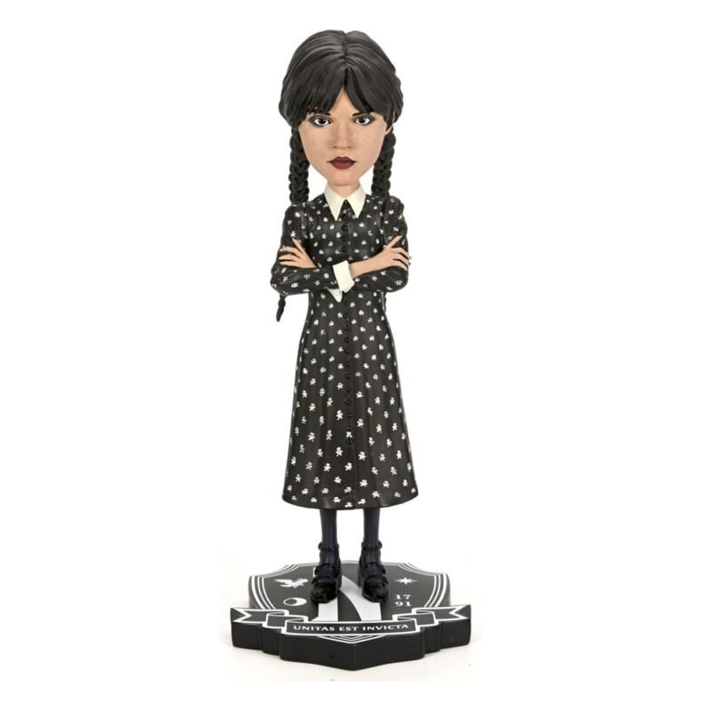 Figurka Wednesday Head Knocker Bobble-Head Wednesday Addams 21 cm