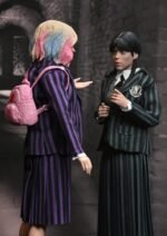 Wednesday Action Figurkas 2 Pack Wednesday Addams (Nevermore Uniform) and Enid 20 cm