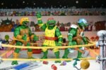 Figurka Teenage Mutant Ninja Turtles 18 cm Stump Wrestling 4-Pack
