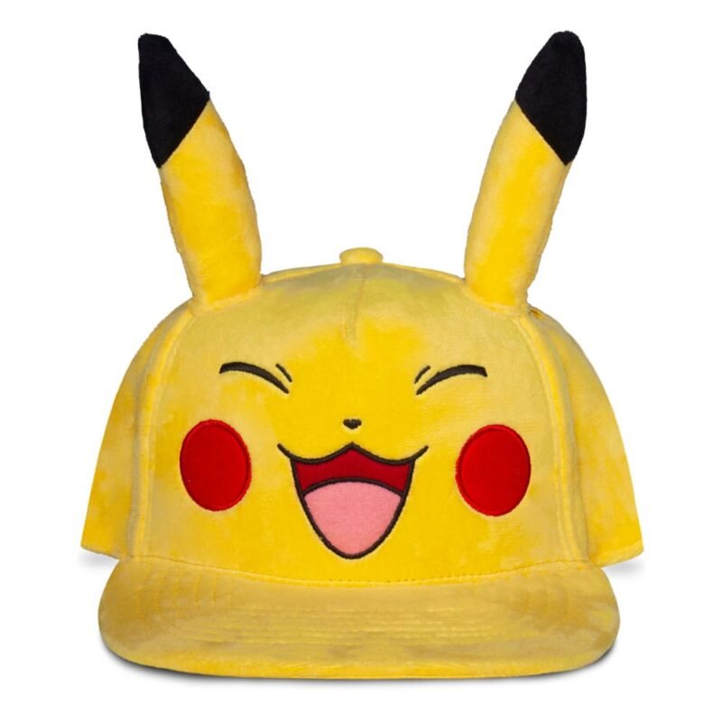 Czapka Pokemon Snapback Cap Happy Pikachu