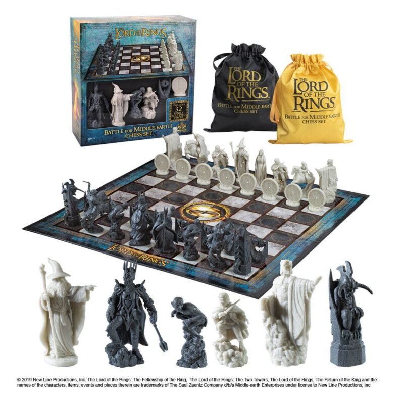 Zestaw szachowy Lord of the Rings Szachy Set Battle for Middle Earth
