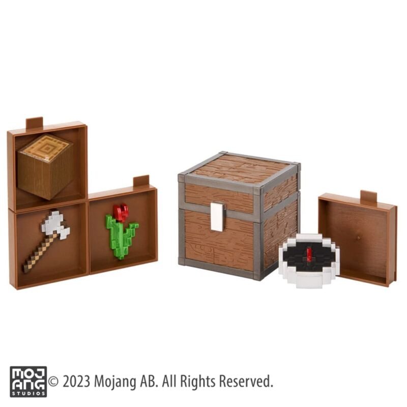 Figurka Minecraft Loot Chest Forest 10 cm