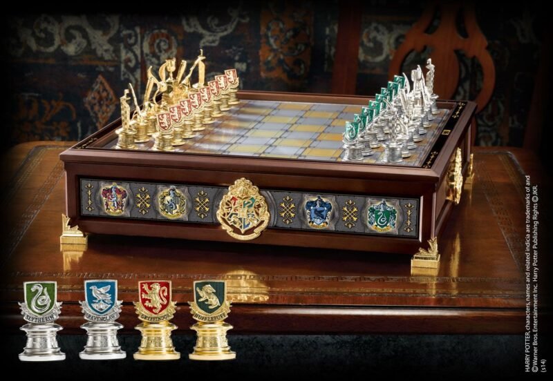 Figurka Harry Potter - Quidditch z Hogwarts Houses Zestaw szachów Harry Potter - Hogwarts Model Harry Potter - Quidditch