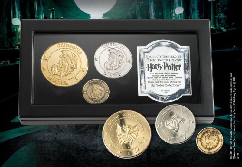 Kolekcja monet - Harry Potter Replika The Gringotts Bank Coin Collection