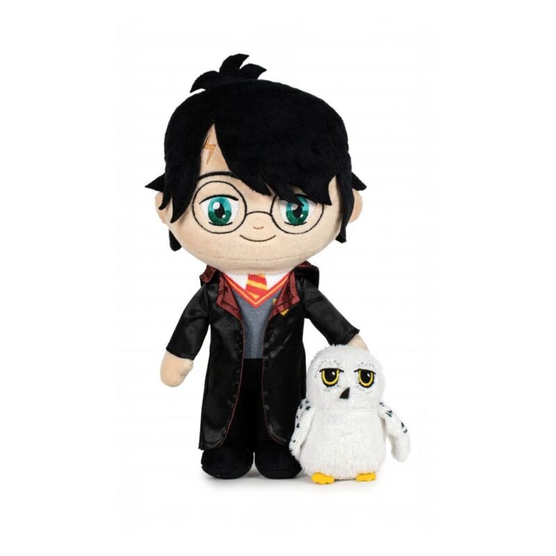 Pluszak Harry Potter Maskotka Figurkas Harry with Hedwig 29 cm