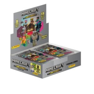 Karty kolekcjonerskie Minecraft - Challenges Trading Cards Flow Packs Display (18)
