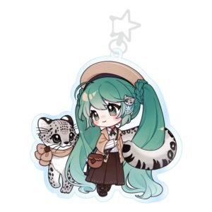 Brelok Hatsune Miku Acrylic Kawaii Winter Time