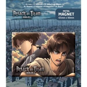 Magnesy na lodówkę Attack on Titan Eren i Levi