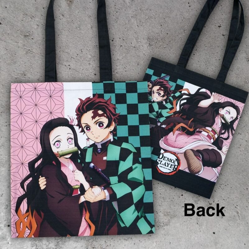 Torba tote Demon Slayer: Kimetsu no Yaiba Tanjiro & Nezuko