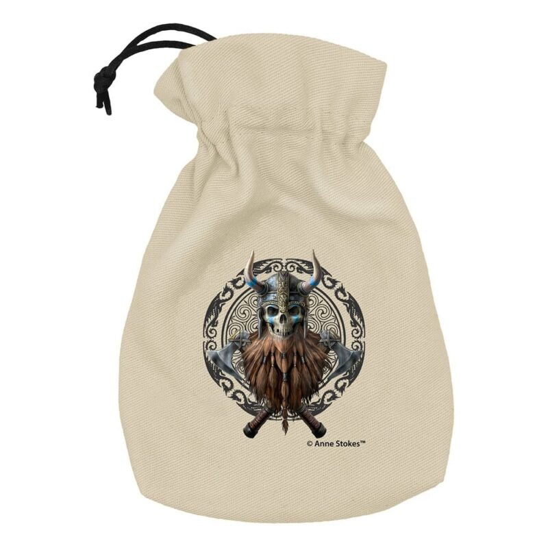 Worek na kości Anne Stokes Dice Pouch Viking Skull
