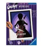 Zestaw do malowania po numerach Wednesday CreArt Paint by Numbers Painting Set Wednesday 18 x 24 cm