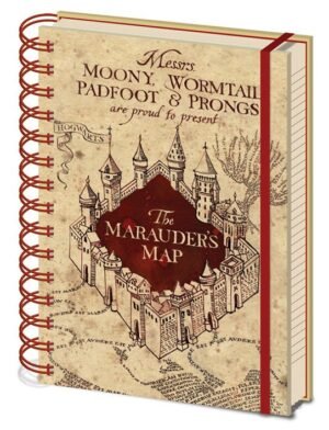 Notatnik A5 Marauders Map