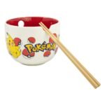 Miska Pokemon Ramen Miska with Chopsticks Face