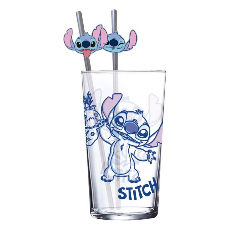 Kubek Lilo & Stitch z słomkami 485 ml