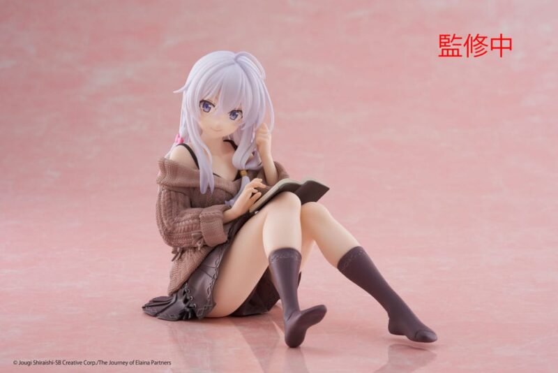 Figurka Wandering Witch: The Journey of Elaina PVC Figurka Statuetka Desktop Cute Figurka Elaina Casual Clothes Ver. 13 cm