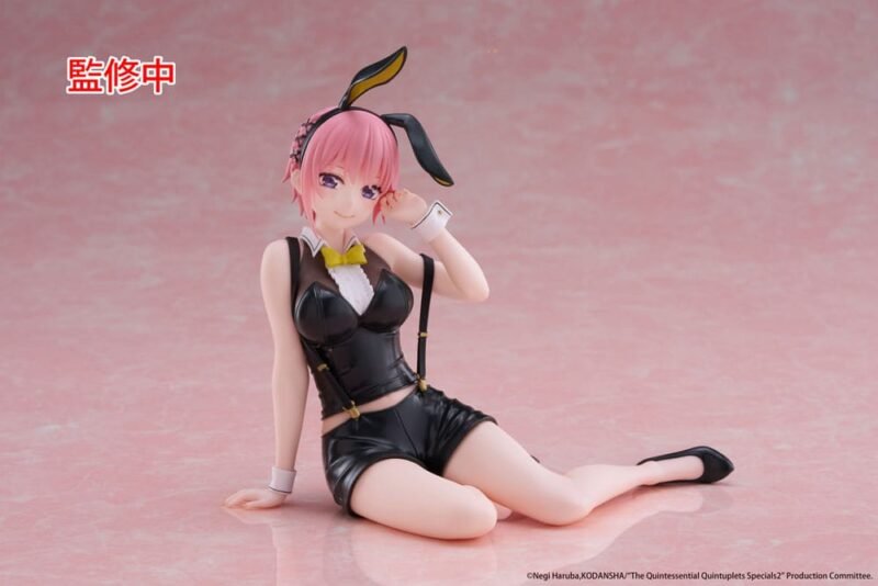 Figurka The Quintessential Quintuplets 3 PVC Figurka Statuetka Desktop Cute Figurka Ichika Nakano Bunny Ver. 13 cm
