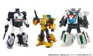 Transformers Dramatic Capture Series Action Figurka 3-Pack Cybertron Chase