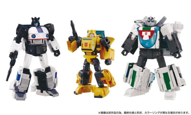x_tatg3453-1 Transformers Dramatic Capture Series Action Figurka 3-Pack Cybertron Chase