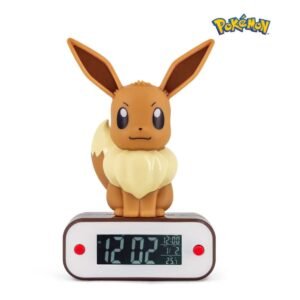 Figurka Pokemon Evoli 18 cm z budzikiem i światłem