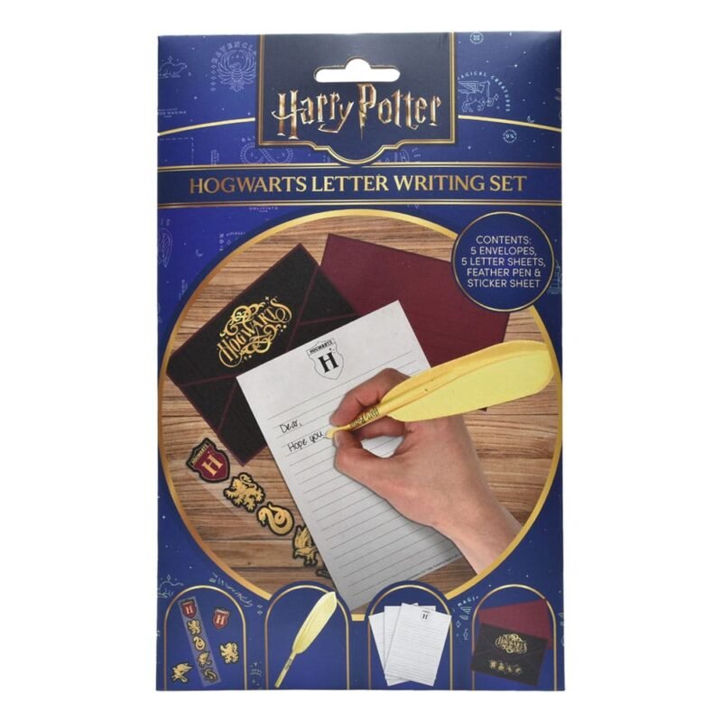 Zestaw do pisania, Harry Potter Letter Writing Set Magical Location Hogwarts Letter Writing
