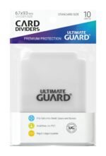 Przedziałki na Karty Ultimate Guard Card Dividers Standard Size (10) - Transparent