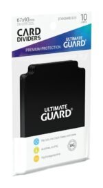 Przedziałki na Karty Ultimate Guard Card Dividers Standard Size (10) - Black