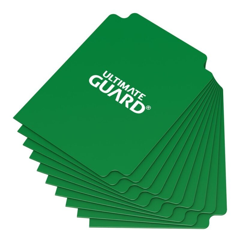 Przedziałki na Karty Ultimate Guard Card Dividers Standard Size (10) - Green