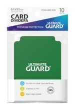Przedziałki na Karty Ultimate Guard Card Dividers Standard Size (10) - Green
