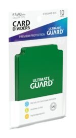 Przedziałki na Karty Ultimate Guard Card Dividers Standard Size (10) - Green