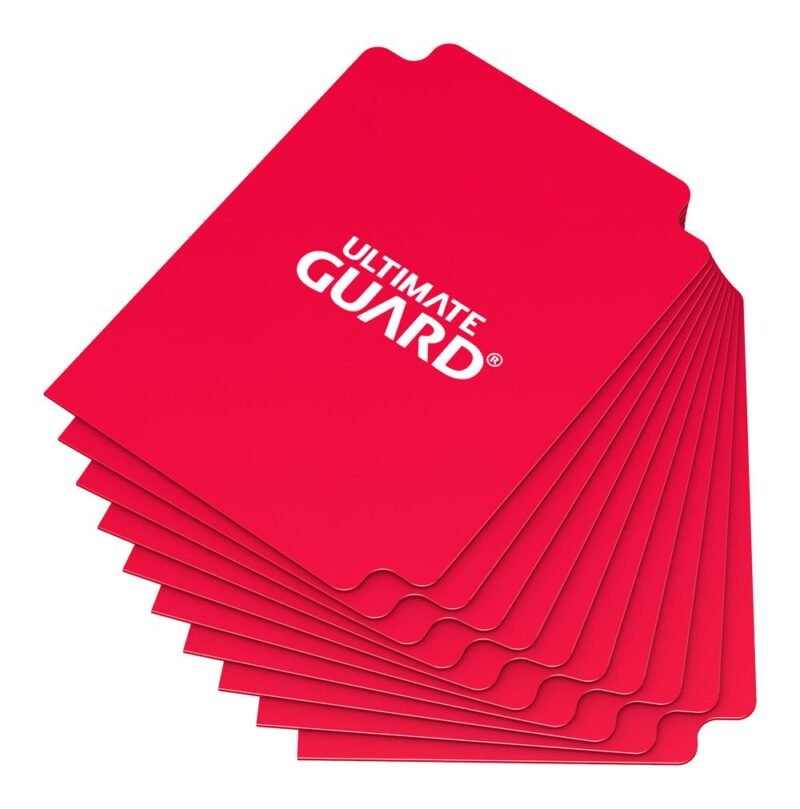 Przedziałki na karty Ultimate Guard Card Dividers Standard Size (10) - Red