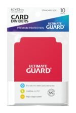 Przedziałki na karty Ultimate Guard Card Dividers Standard Size (10) - Red