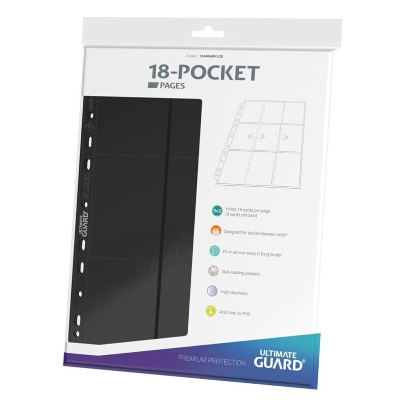 Strona z 18 kieszeniami Side-Loading Ultimate Guard (10) - Czarna