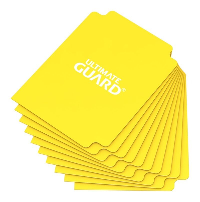 Przedziałki Ultimate Guard Card Dividers Standard Size (10) - Yellow