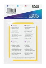 Przedziałki Ultimate Guard Card Dividers Standard Size (10) - Yellow