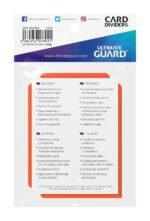 Przedziałki na Karty Ultimate Guard Card Dividers Standard Size (10) - Orange